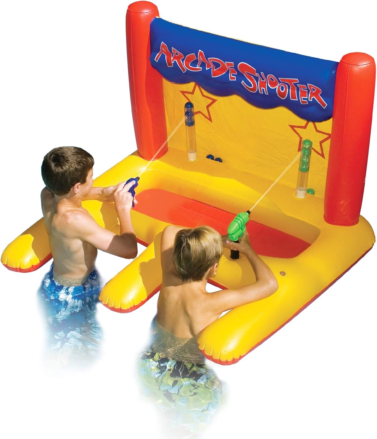 Inflatable Arcade Shooter Target Swimming Pool Game, 45"