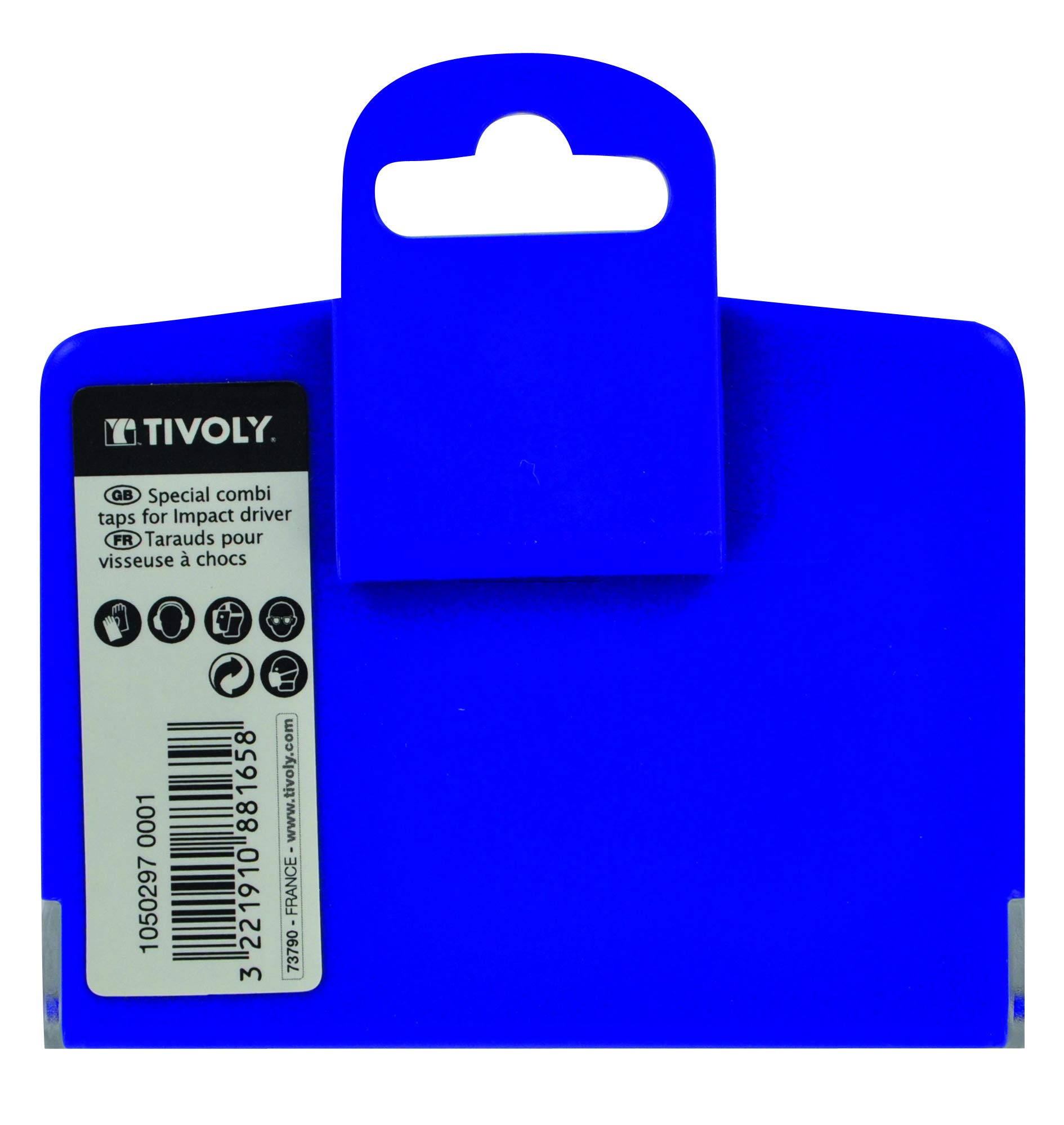 TIVOLY 10502970001 - Estuche FTH HEXA 6 brocas-machos avellanador HSS M3 M4 M5 M6 M8 M10 mango hexa 1/4’’+1 PP