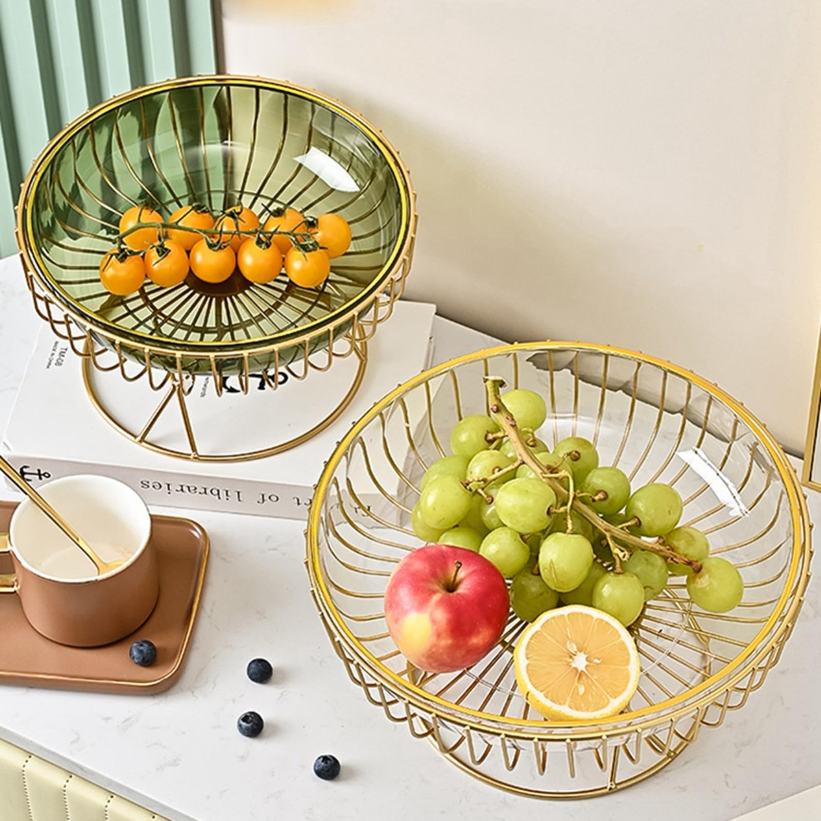 木製の透明なガラスのフルーツトレイ,サラダボウル,デザート収納トレイ,コーヒーテーブル,デスクトップ,室内装飾,ヨーロッパ - AliExpress  木製ベース付きガラスフルーツボウル、クリエイティブな大きなサラダボウル、スナックポップコーンナッツ保存容器、ホーム ... フルーツボウル シンプルでモダンなガラスフルーツプレートデコレーション リビングルームテーブルデコレーショントレイ 収納トレイ スナ