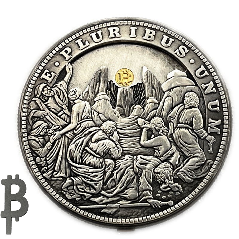 Amazon.com: Movable Mechanical Coin Open The Mountain Hobo Nickel