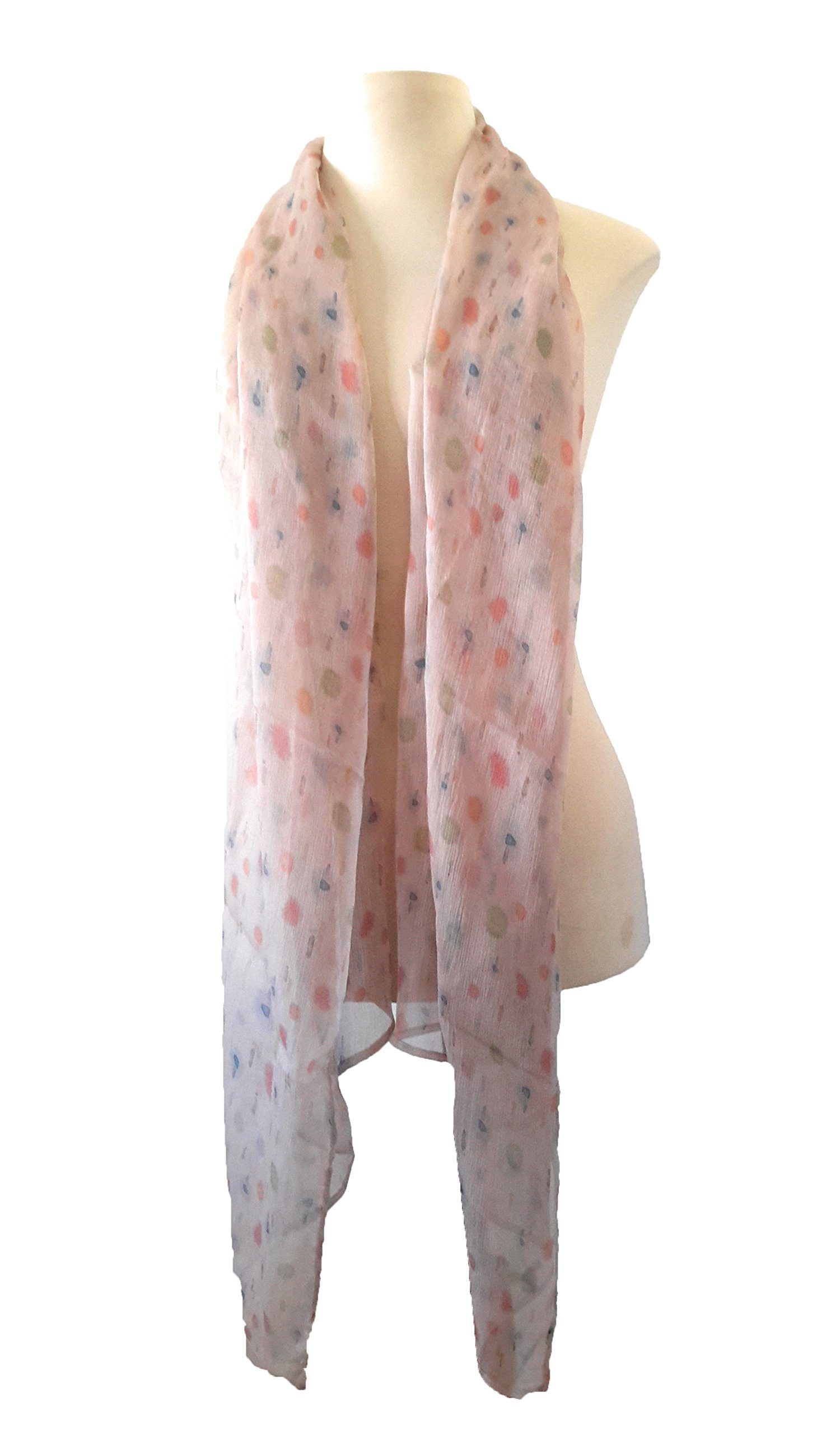Fular de Seda Estampado Pañuelo de Cuello Chal de Seda Suave y Ligero, 100% Seda Natural, Hecho en España