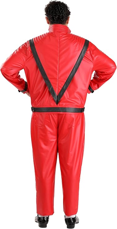 Celebrity Costumes Men's Michael Jackson Thriller Costume Plus Size