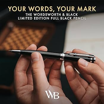 筆記具 THE WEIGHT OF WORDS Mechanical Pencil Ohto Short Mechanical Pencil With Clip – Jenni Bick Custom
