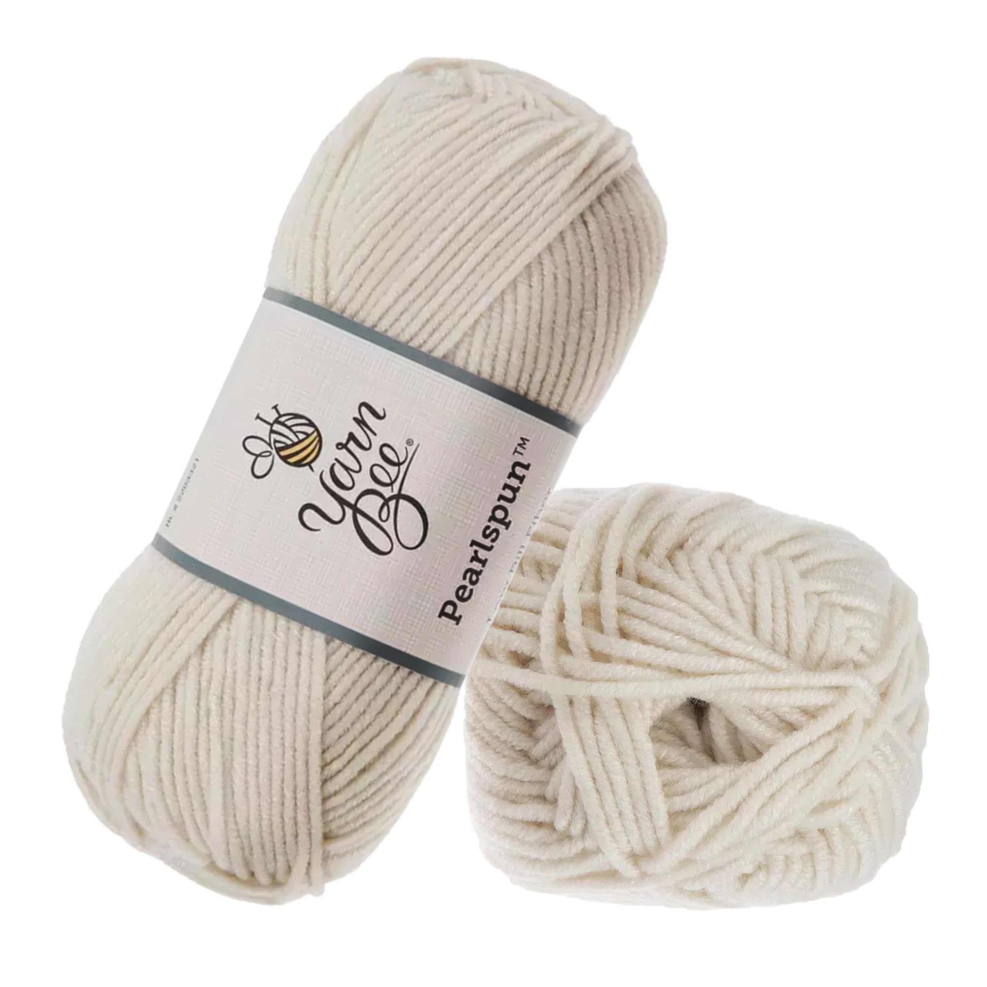 Amazon.com: Hobby Lobby Pearl Yarn Bee Pearlspun Low Pill Fiber