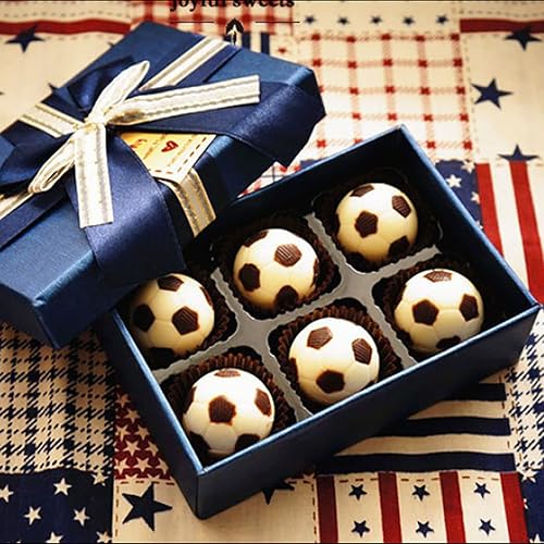 Miniatura 2 de Grainrain Moldes de chocolate de plástico Moldes de caramelo de fútbol Moldes de policarbonato de plástico Moldes de chocolate transparente duro DIY