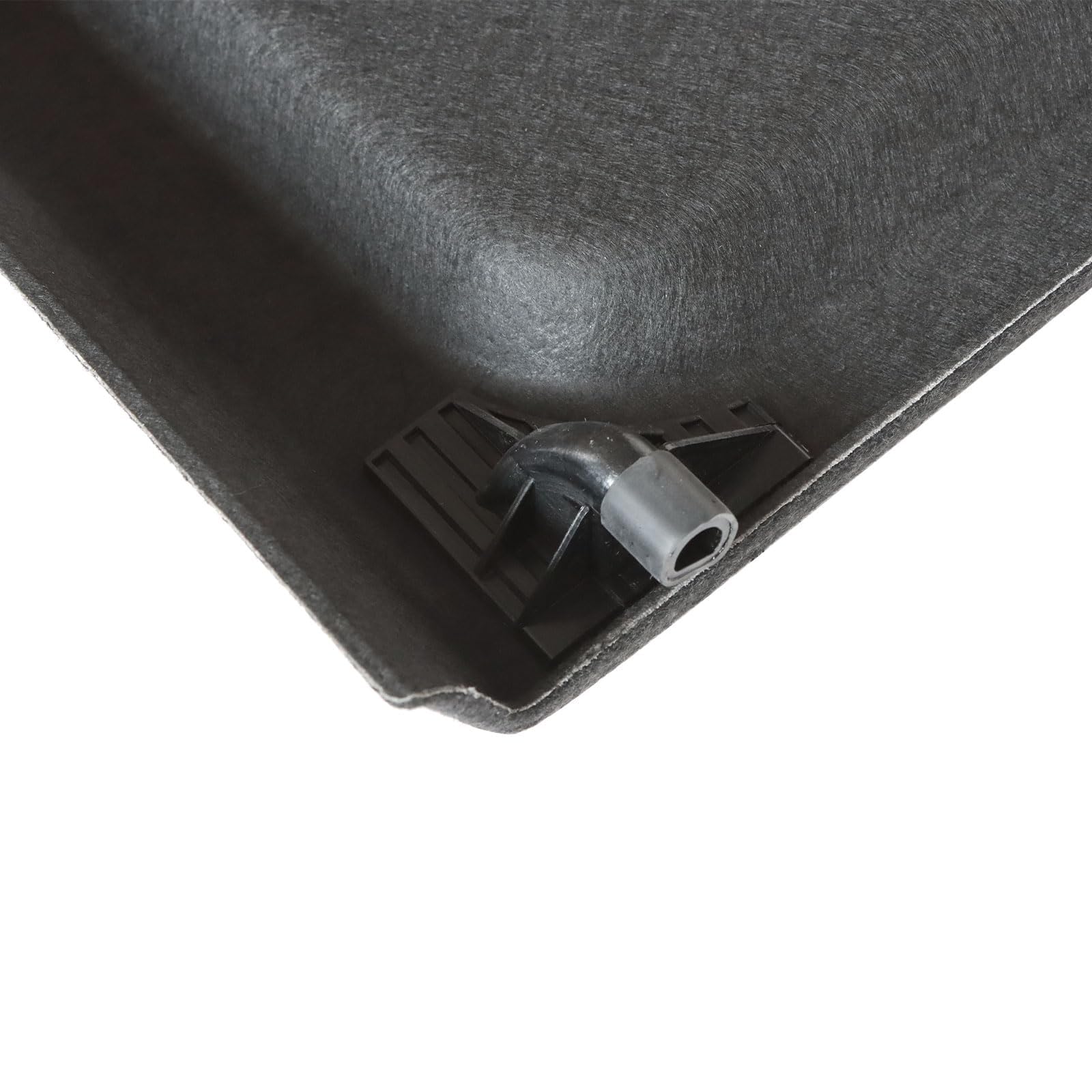 Gepäckraumabdeckung Kofferraum Rollo Schwarz Kompatibel VW Polo 6C1 6R1 2009–2018 Einziehbare Kofferraumabdeckung