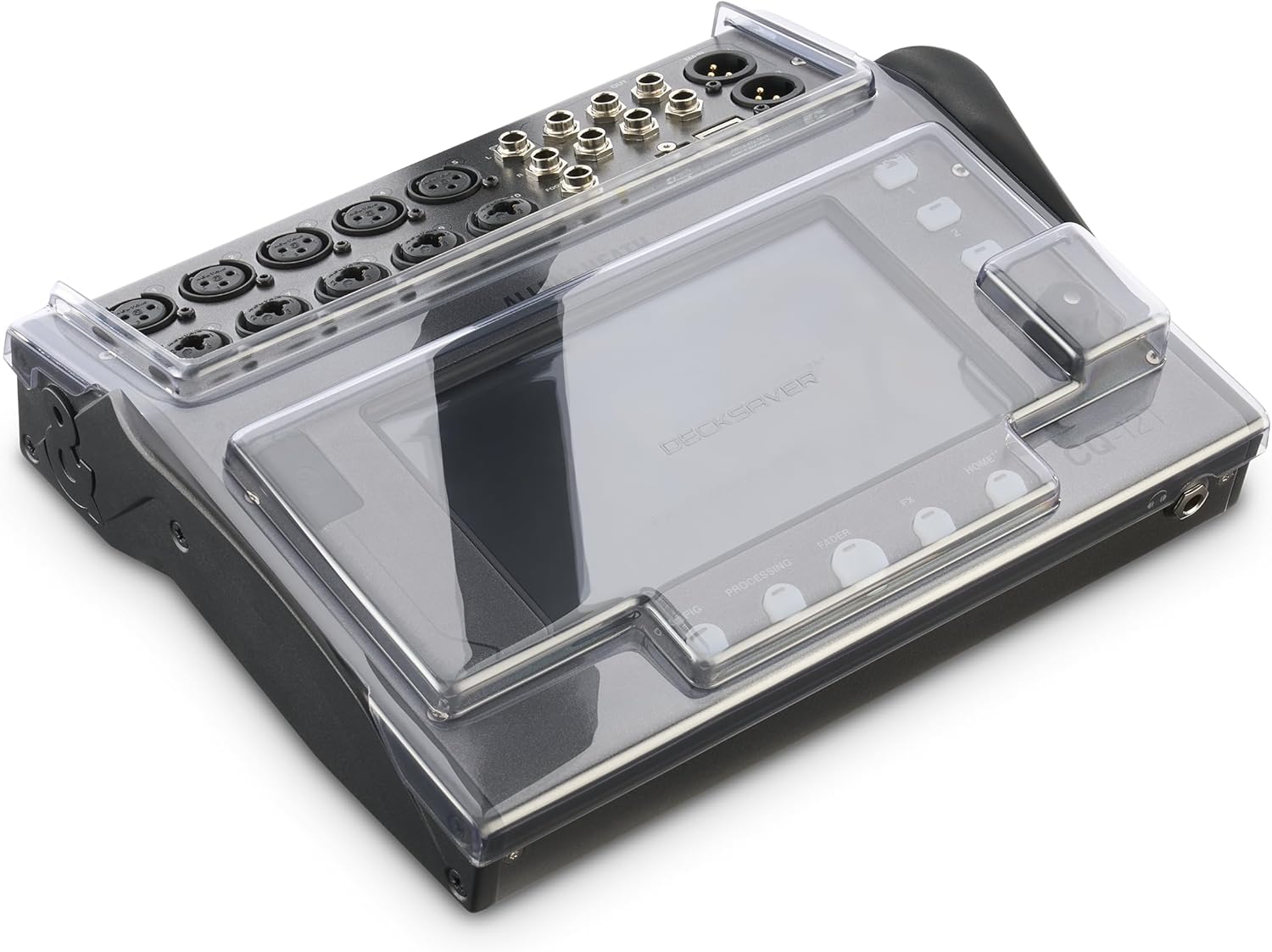 Decksaver Super Strong Polycarbonate Custom Fit Cover Compatible with Allen & Heath CQ-12T, Dust Cover for Travel and Everyday Protection