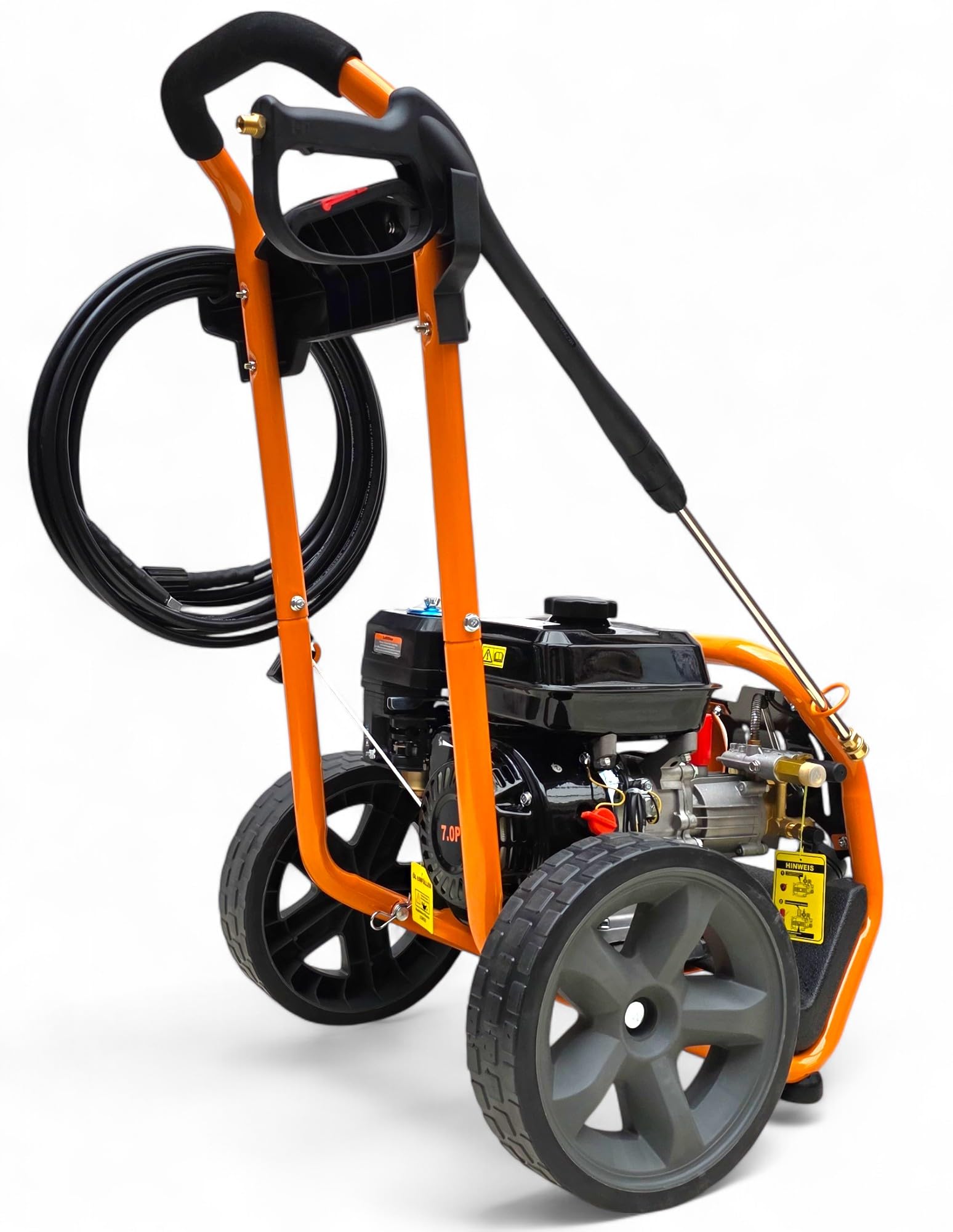 Strahlemann Limpiador de alta presión 7 CV, limpiador de superficies máx. 220 bar + fresa sucia