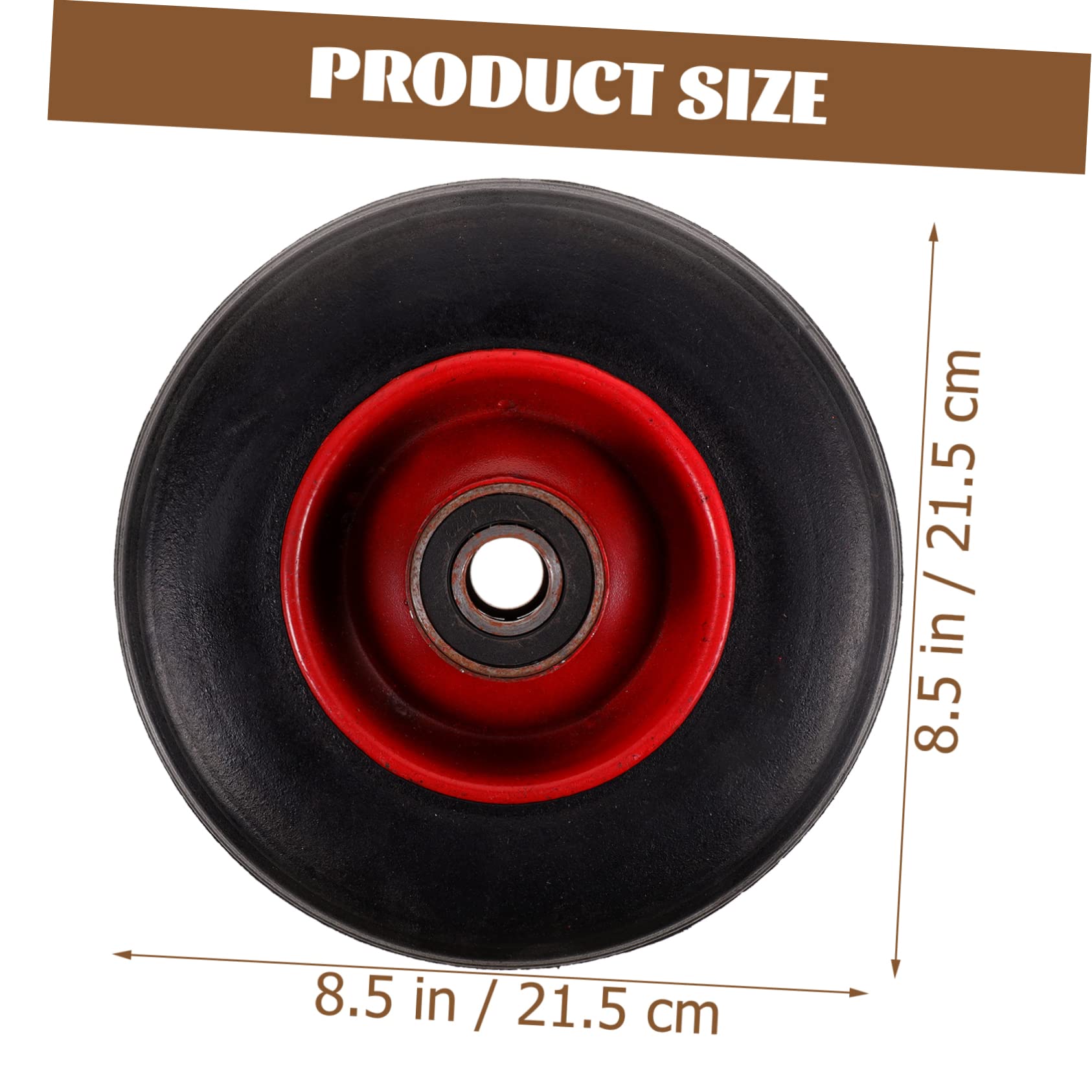Mipcase Ruota Per Carrelli Da Giardino Pneumatico Durevole e Sicuro Per Ragazzo Ragazza Ragazza Accessori Per Carrelli Sostituzione Semplice Resistente Agli Urti