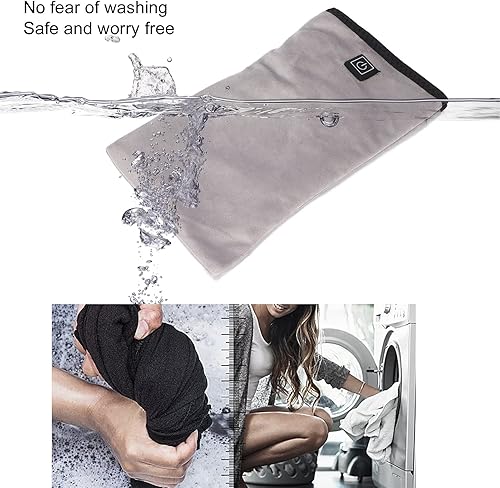 Miniatura 9 de Manoplas de calentamiento eléctricas, guantes de mano de belleza calentados con USB 3 ajustes, guantes de calentamiento eléctricos, guantes térmicos