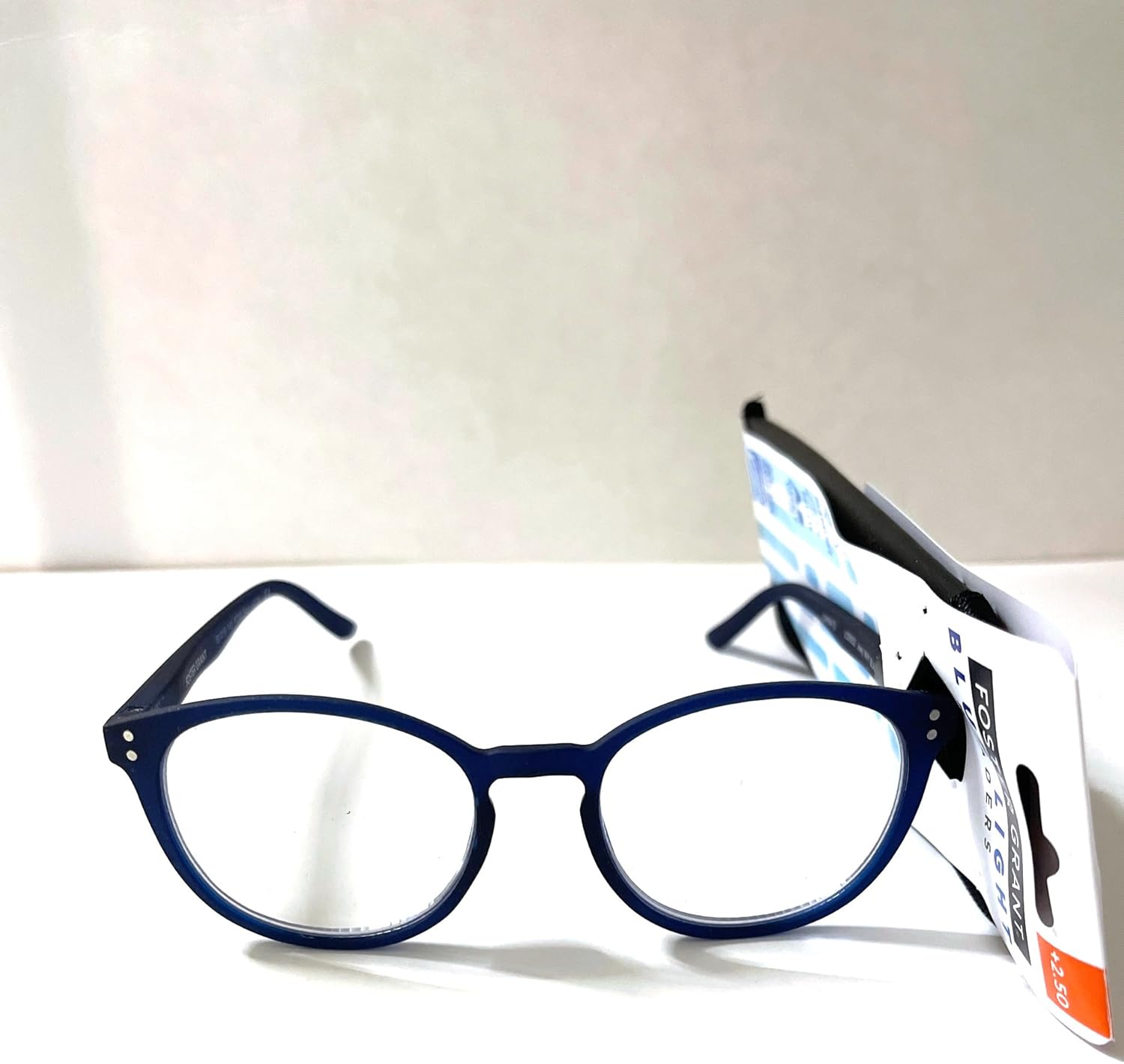 Foster Grant reading glasses with blue light protection Joey navy +2.50