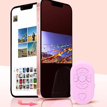Phone Page Turner, Bluetooth Scrolling Ring Remote Control