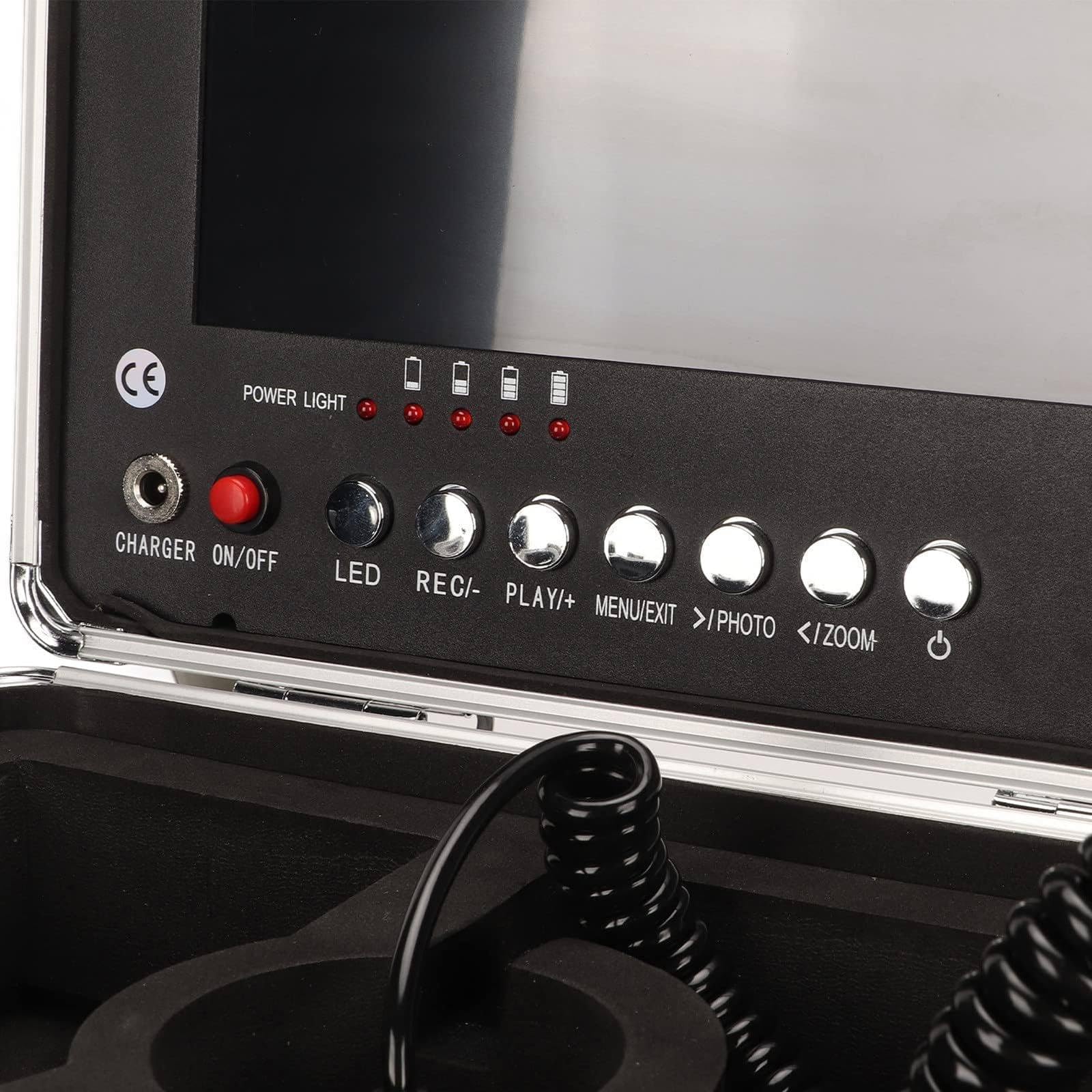9-calowa kamera inspekcyjna do rurociągów, kamera rurowa 20 m/30 m/40 m/50 m, z 8 diodami LED i rozdzielczością AHD 1080P, do metra na zewnątrz