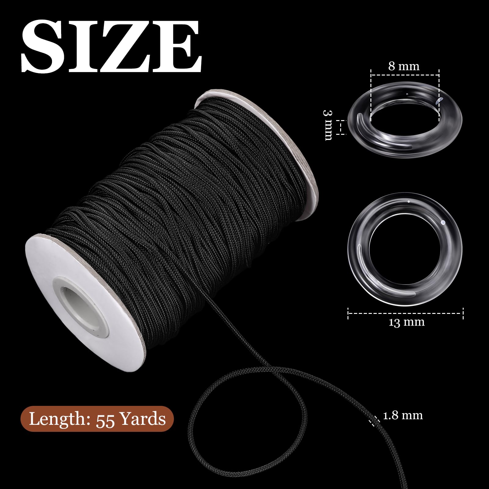 Window Shade Ring Blinds Cord Roman Shades Shappy 100 Pieces Clear Roman Curtain Rings ...