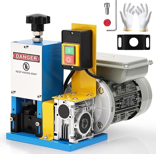 Towallmark Máquina pelacables para alambre de diámetro de 0.05  1 pulgada (1.5  0.984 in), pelacables eléctrico velocidad de pelado de 60 piesmin,