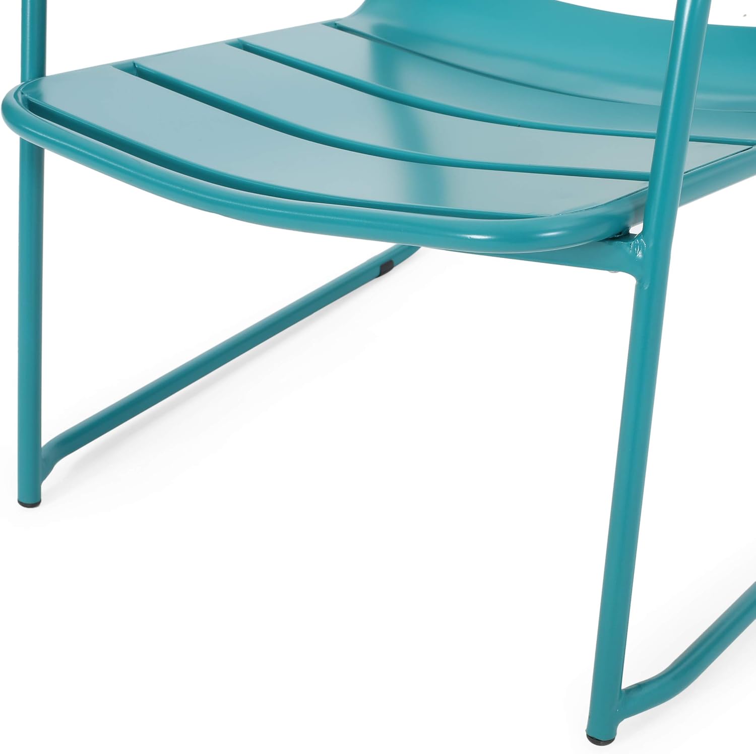 Christopher Knight Home Cowan Outdoor Dining Chair (Set of 2), Matte Teal