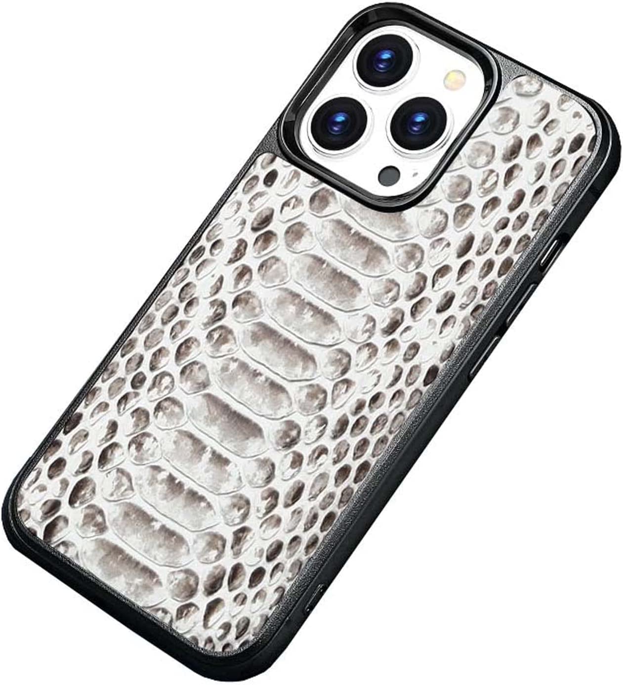 Étui Apple iPhone 14 coque arrière cuir python 6.1 pouces antichoc protection objectif - 8