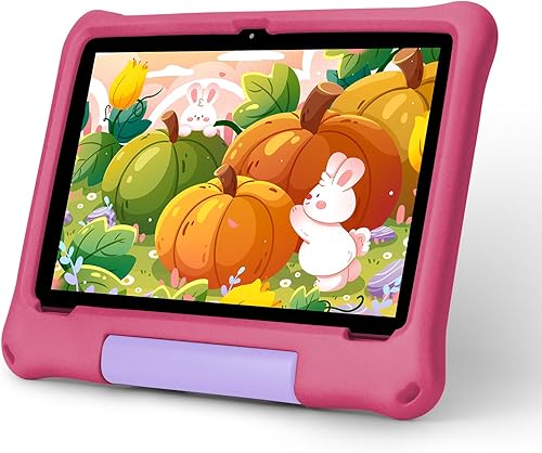 paitanry Tabletas Android 15  Tableta para niños de 10 pulgadas con funda, Octa-Core, 8 GB+64 GB de almacenamiento (expandible a 1 TB), cámara dual,