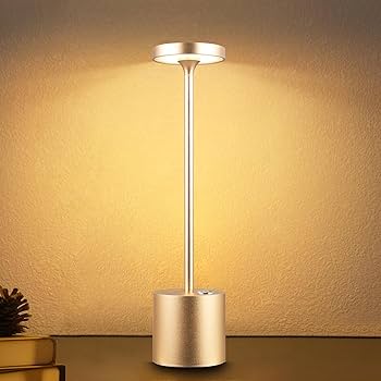 エレガントなテーブルランプ ② Amazon.co.jp : Bexcel 高級コードレス LED テーブルランプ