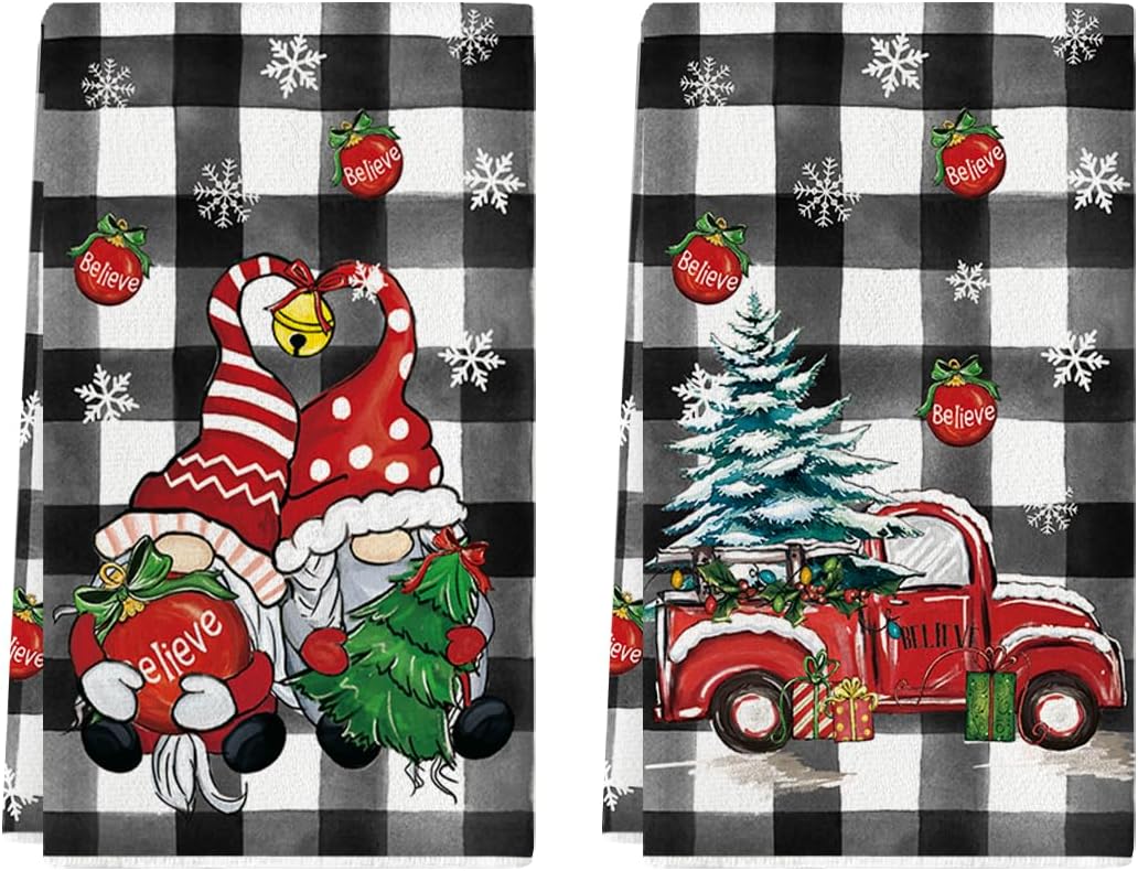 Artoid Mode Kerstman Poinsettie Kerst Tafelloper, Winter Xmas Keuken Decoratie Indoor Vakantie Party 40x140cm