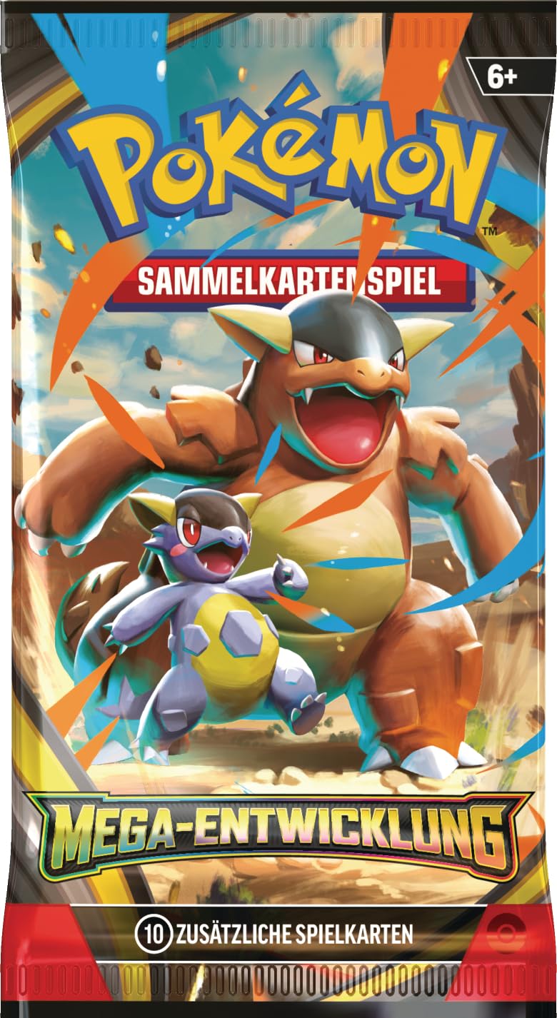Pokémon-Sammelkartenspiel: Boosterpack-Display Mega-Entwicklung (enthält 18 Boosterpacks)