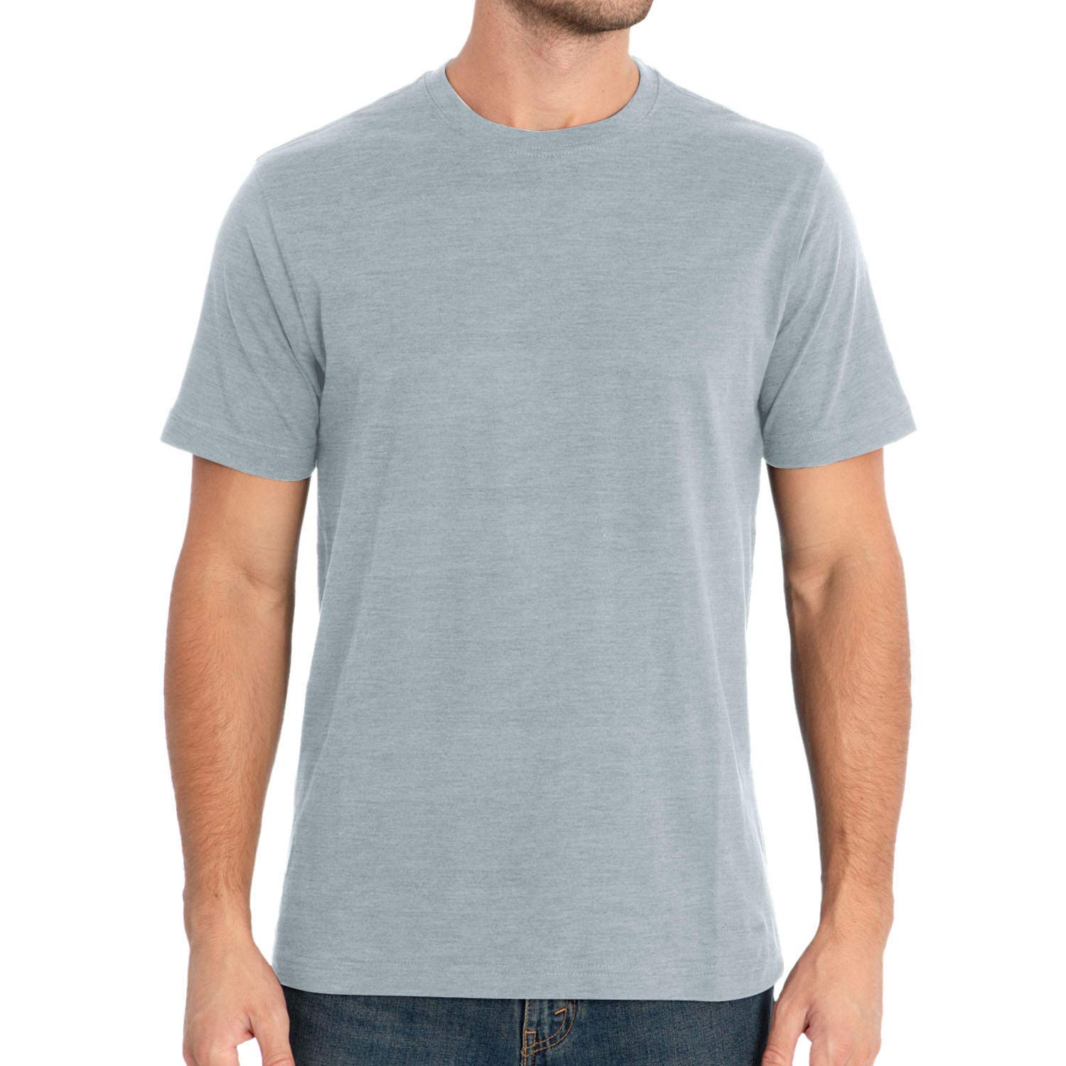 Eddie Bauer Men's Short-Sleeve Basic T-Shirt - Gray Medium