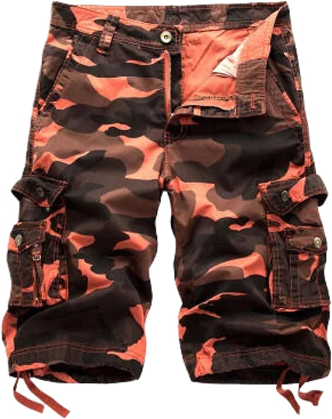 Men's Summer Multi-Pocket Cargo Shorts Bermudas Masculina