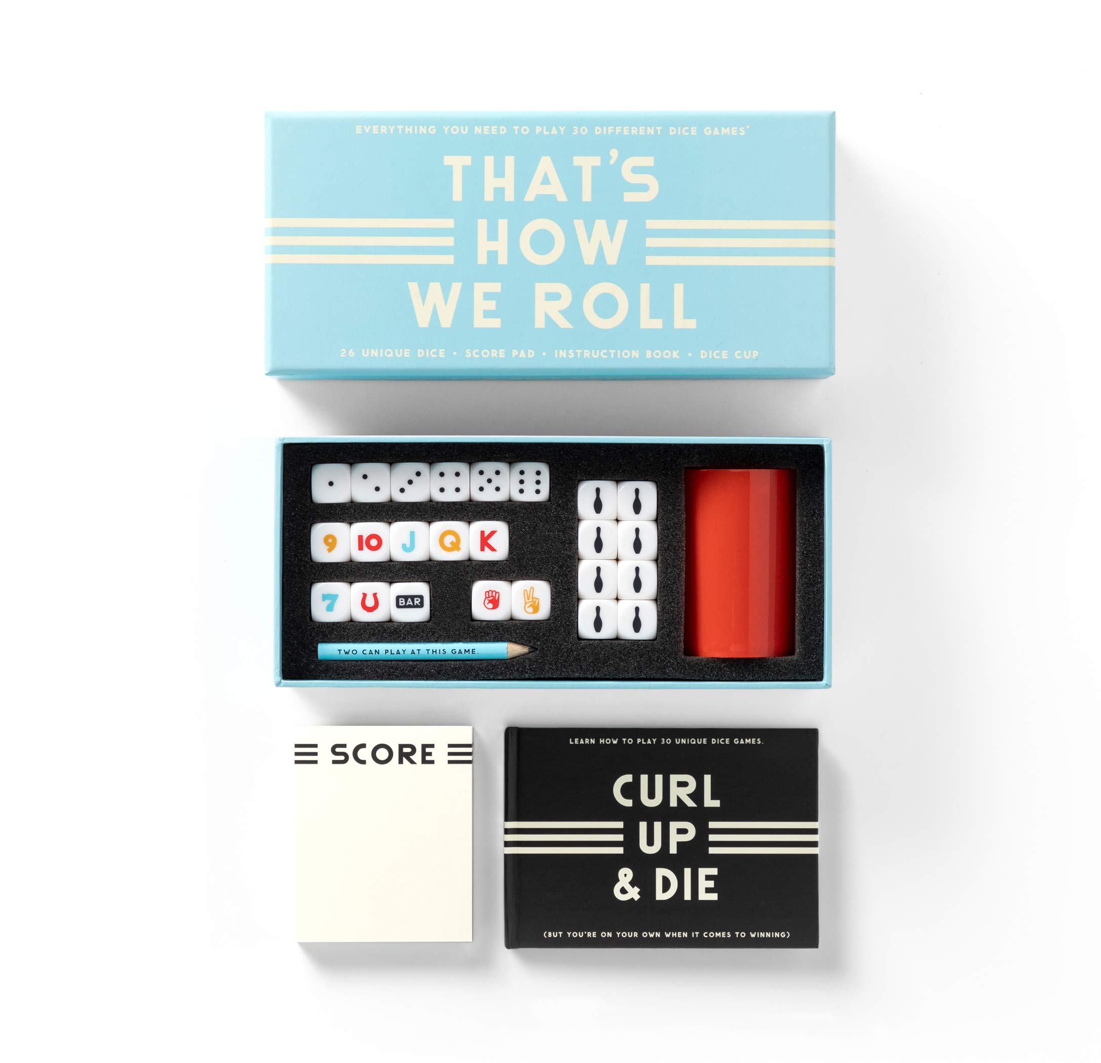 That's How We Roll Dice Game Set, Mehrfarbig, 9" x 4.25" x 2.3" - Image 2