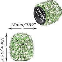 Vista 44 de Tapas de vástago de válvula de neumático de automóvil, 4 tapas universales para válvulas de aire de neumáticos, tapas de válvulas de neumáticos