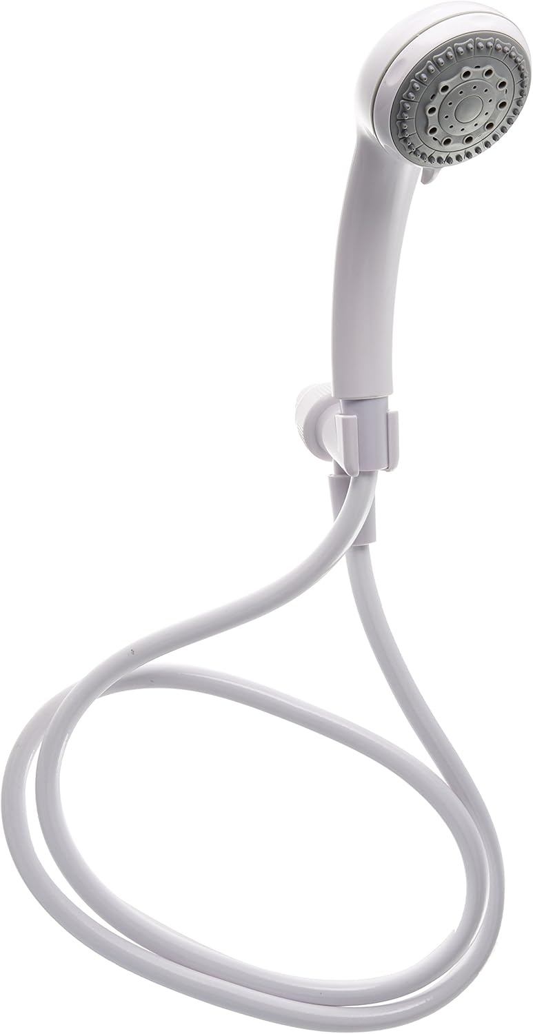 Baypointe 138311CA Adjustable, Hand Held Plastic Shower Head with 3