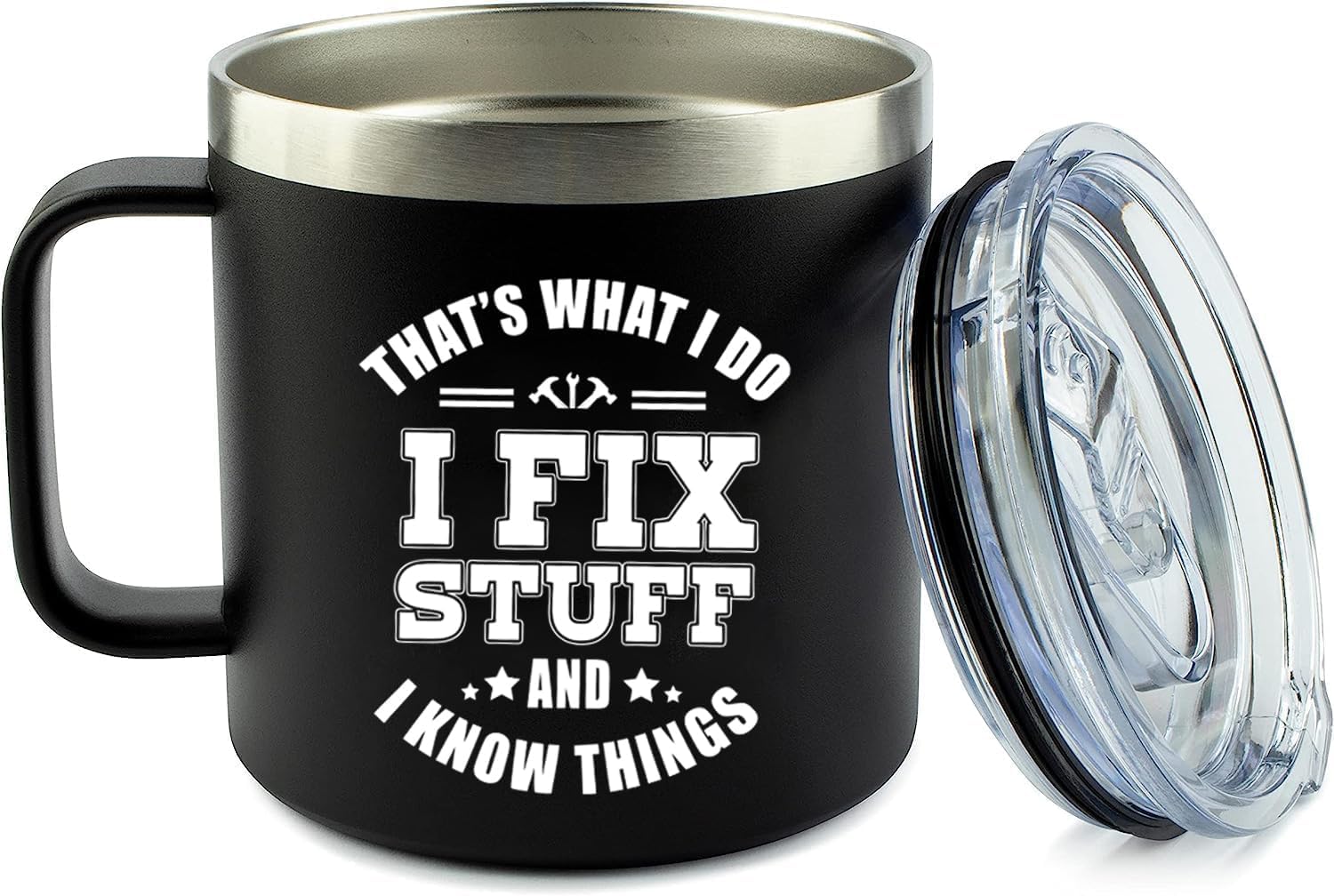 Husband Gift – Insulated Stainless Steel Coffee Mug for Husband, Practical Everyday Gift for Men, Valentine’s Day Gift from Wife - Image 3