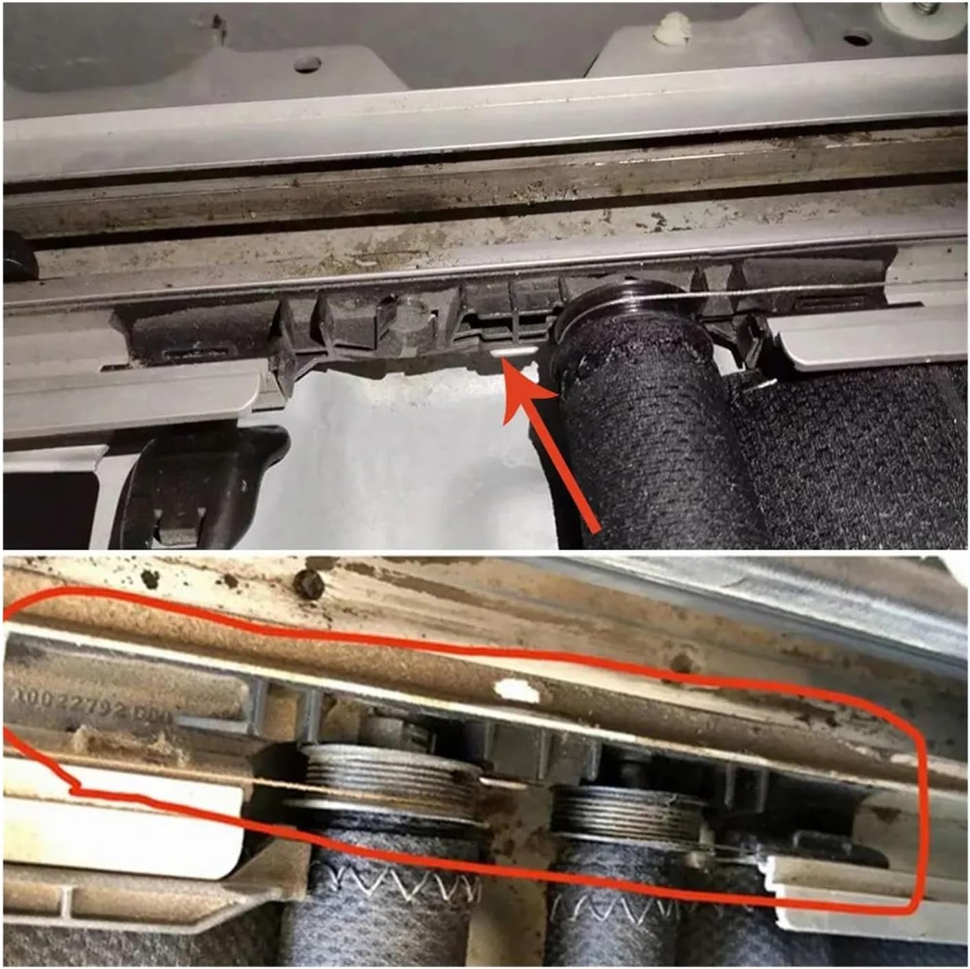 2pcs Car Sunroof Sunshade Cover Roller Shutter Fixed Bracket Base Compatible For BMW MINI Cooper F54 F55 F56 F60 2015-2022
