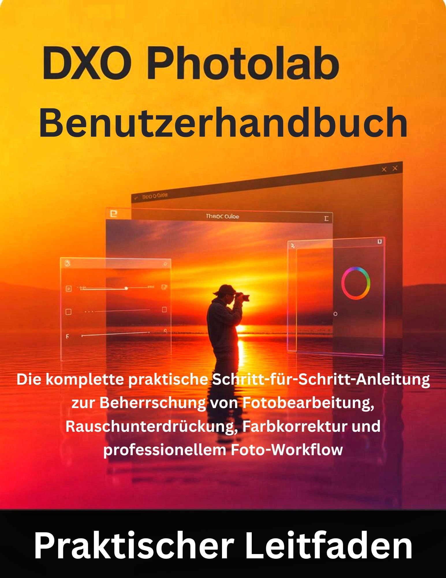 Guide DxO PhotoLab livre de retouche photo et flux de travail en allemand