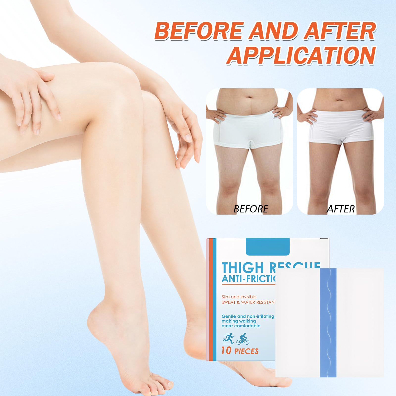 30 Piezas Antirozaduras Muslos Invisible Thigh Lift Tape Pegatinas Invisibles Parche De Sujeción Del Muslo Cintas Transparentes Para Levantamiento De Muslos Resultados Instantáneos Moldean Las Piernas