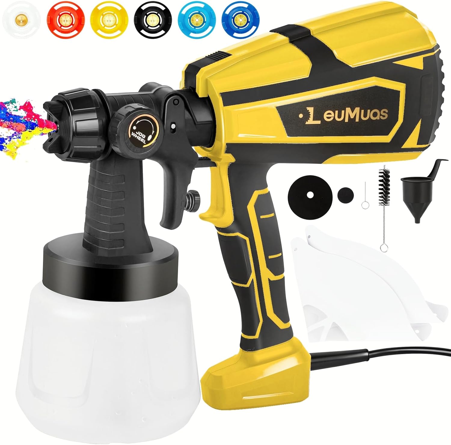 Paint Sprayer, 1000W HVLP Electric Paint Spray Gun