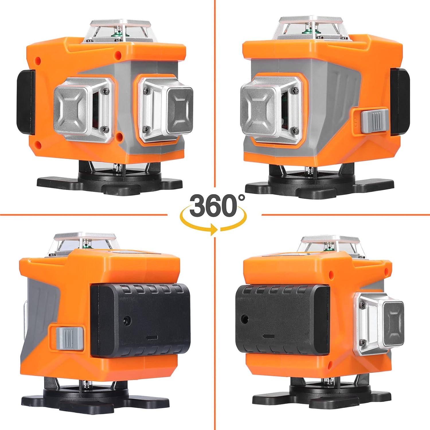 Multifunctional 16 Lines Level 3° Self-Leveling Function Leveling Omnidirectional Ground Wall Sticker Vertical Horizontal Oblique Line