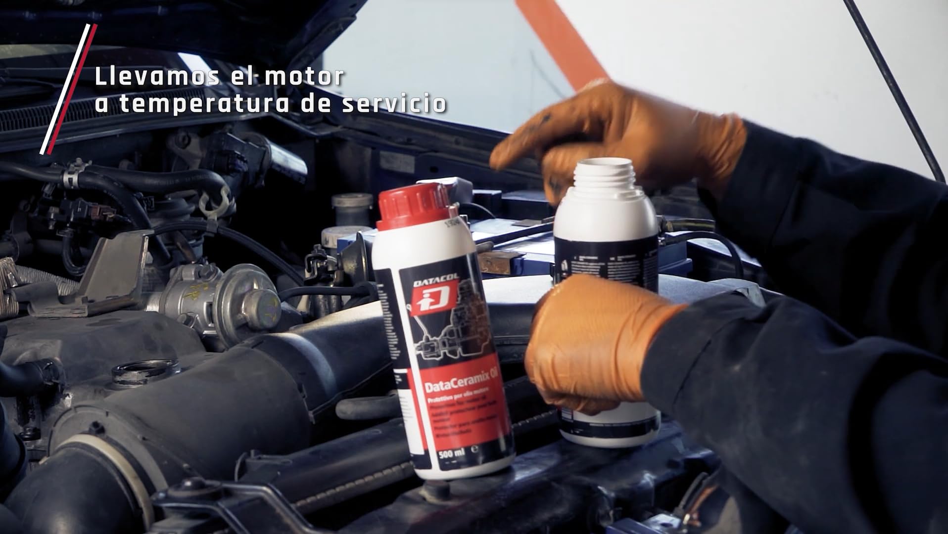 Datacol Tratamiento Anti-fricción Motor, Fabricado con concentración de micropartículas cerámicas, Tratamiento para el Metal Que no altera Las propiedades del Aceite, embase de 500ml.