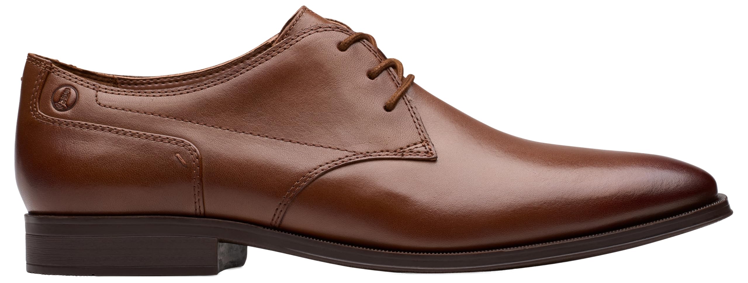 Clarks Men's Brown Paulton Lace Tan Derby Shoes,Lace Up In 9-Standard Fit