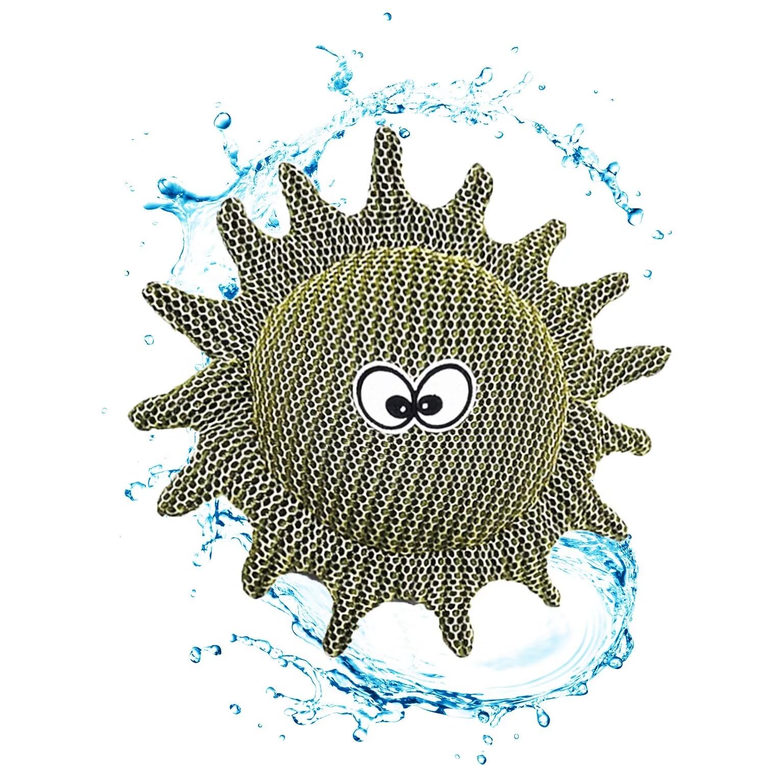 LATIOBRO Hot Tub Cleaning Sponge Foam Collector Yellow Cute Eyes Pool Floating Scum Cleaning Sponge Eco-Friendly Sponge 1PC, LATIOBROSU1N