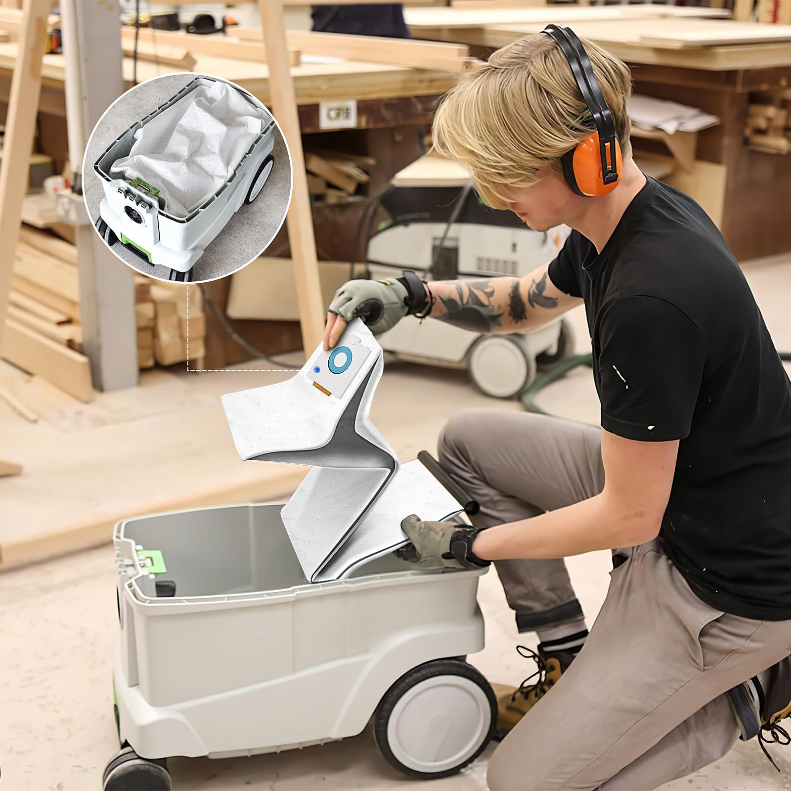 Festool Selfclean Filtersack SC FIS-CT 26 Total 10 Stück | Kaufen auf
