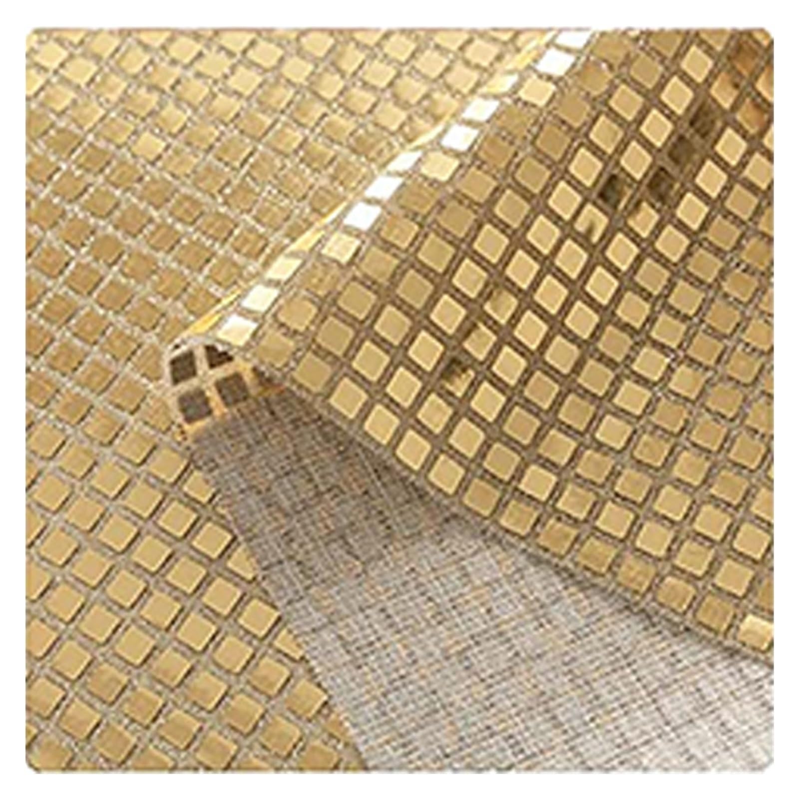 Disco Table Runner Disco Cowgirl Party Table Runner Glitter Mirror Hot Pink 70s 80s Theme Bachelorette Wedding Decoration(Gold)