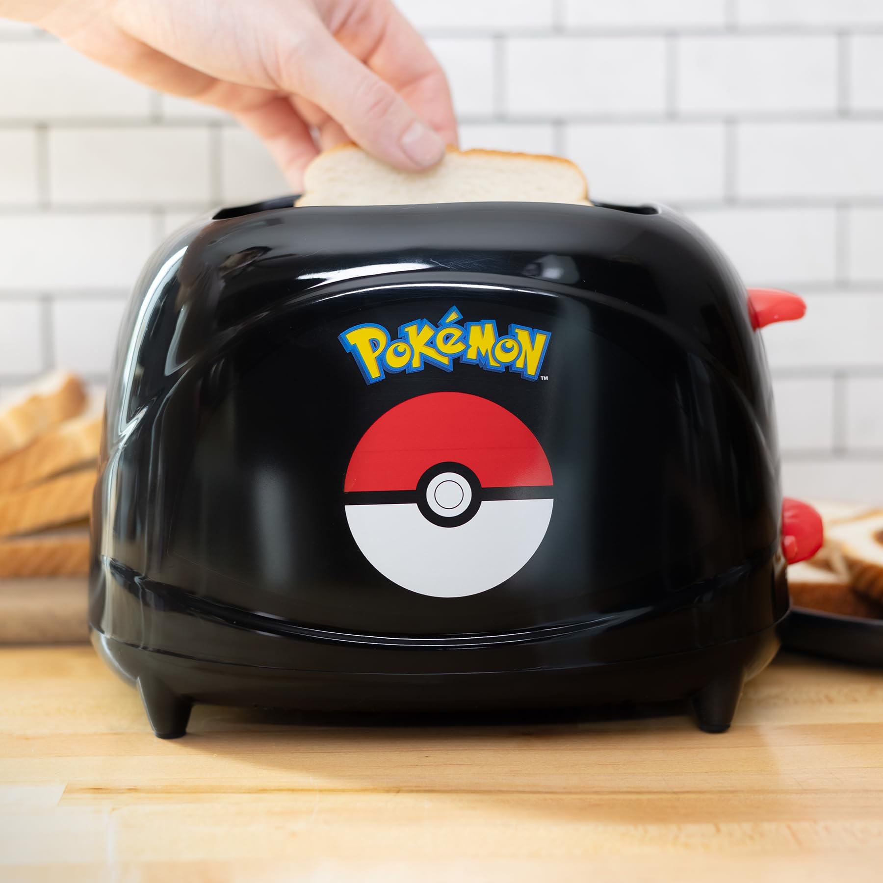 Pokemon Poké Ball Tostapane elettrico per colazione con motivo Pokemon, toast con motivo Pokemon, utensile da cucina antiaderente per la casa, regalo per bambini e fan