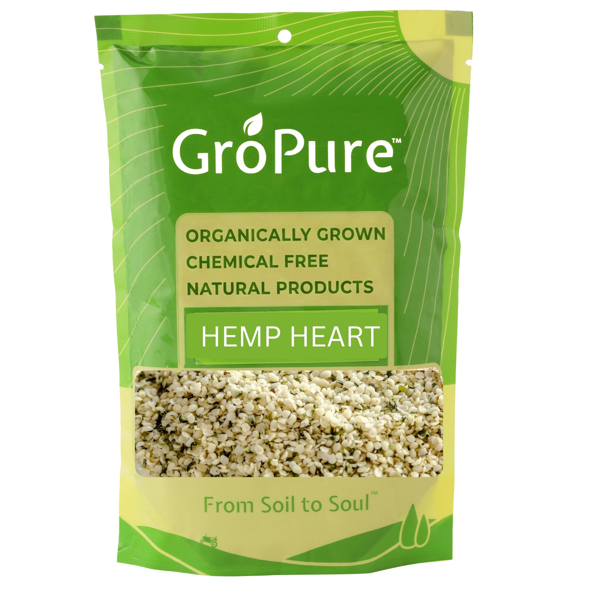 GroPure Organic | Hemp Hearts 250g | Toasted and Hulled Hemp Seeds for Eating | 36g Complete Protein | 10g Omega 3 & 6 Per Serving | Toasted Hemp Hearts for Eating | Pesticide-Free | Blends Into Smoothies, Salads & More-image-36