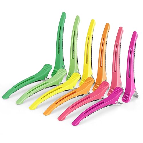 12PCS Hair Clips for Styling - Non Slip No Crease