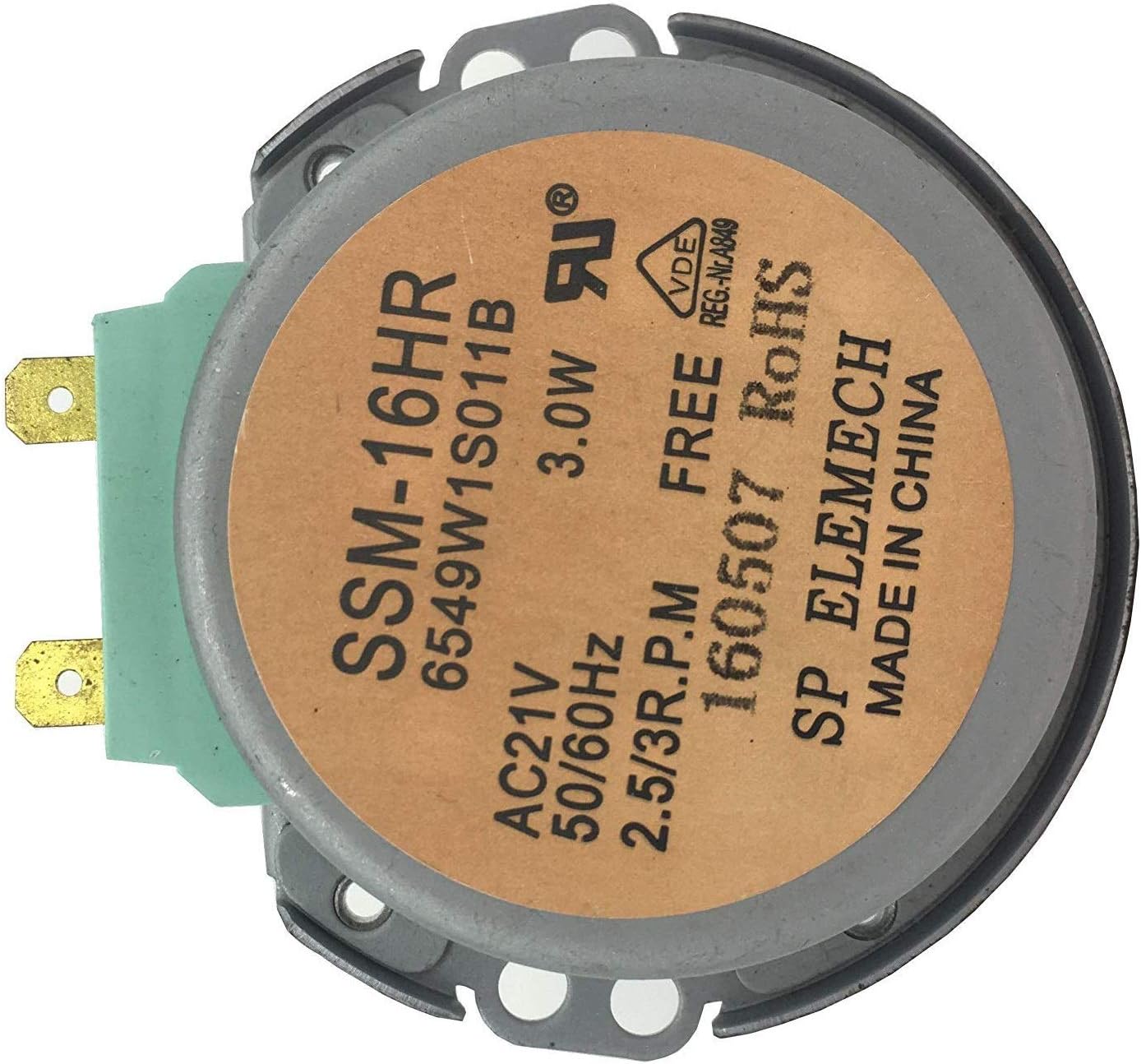 Microwave Turntable Motor 21V AC Synchronous Motor Compatible for LG GE and Others