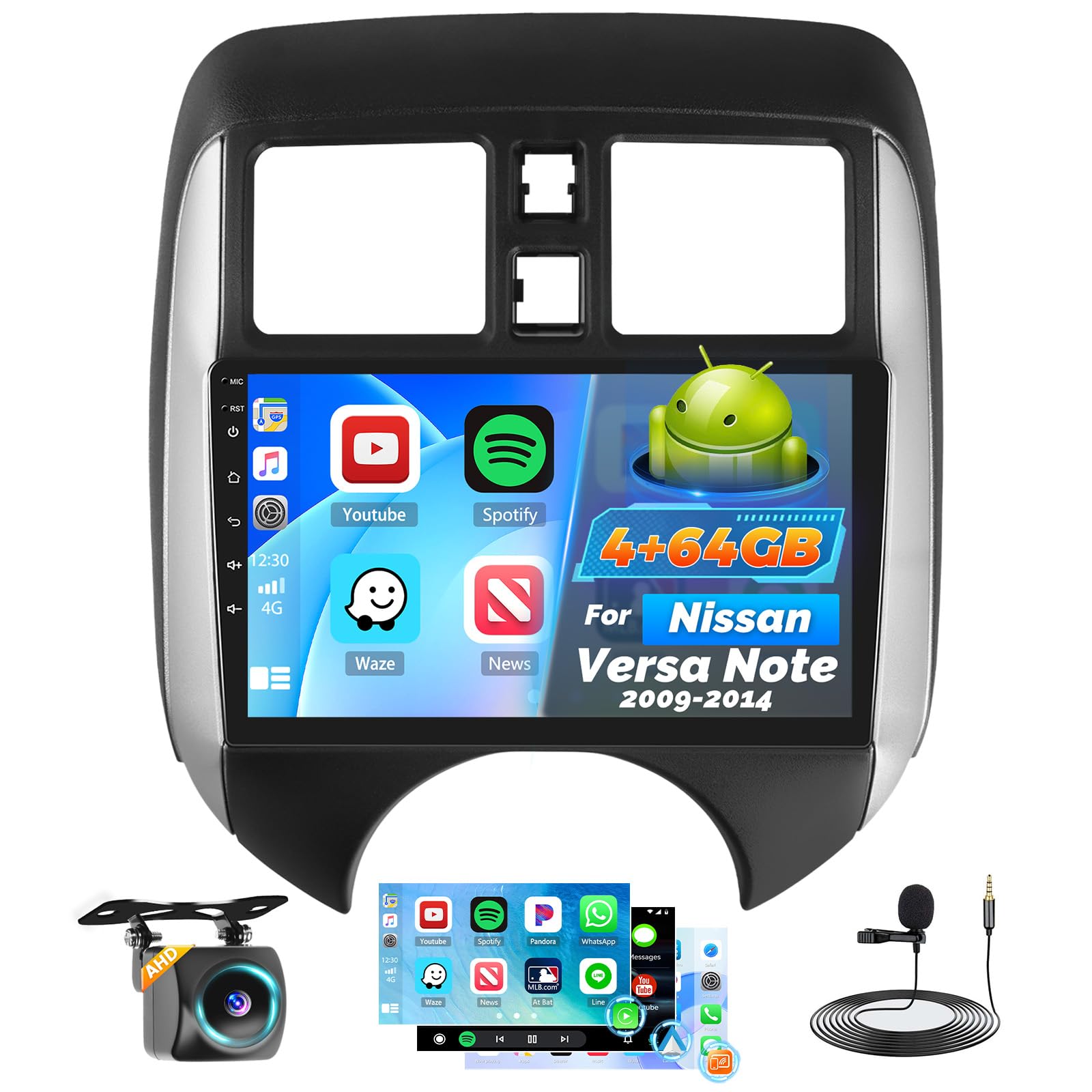 Amazon.com: Android 15 Car Radio for Nissan Versa Note 2014 2015