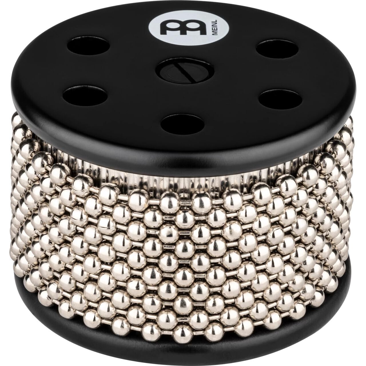 Meinl Percussion Cajon Turbo Cabasa Shaker Effect with Sound Ports Plus Hook-and-Loop Adhesive Disc, Mountable, Medium (CCAB)