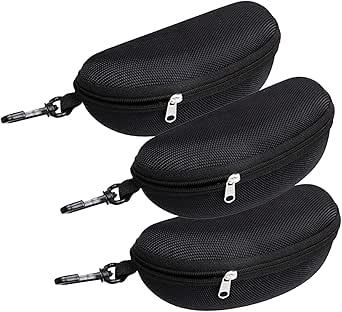 Soleebee 4er Pack Brillenetui Filz - Weiche Brillentaschen 18x9 Cm Mit Reißverschluss