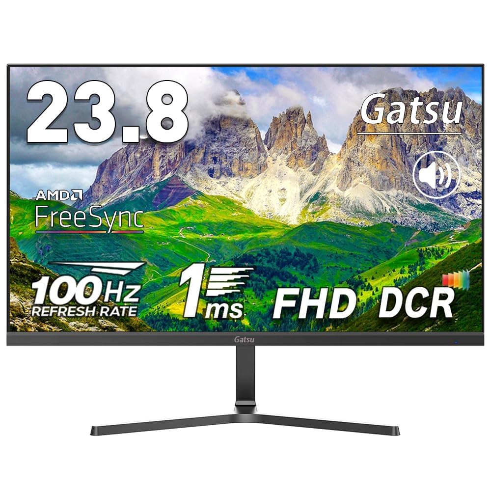 Amazon.co.jp: Gatsu モニター 23.8インチ 100Hz ゲーミングモニター 
