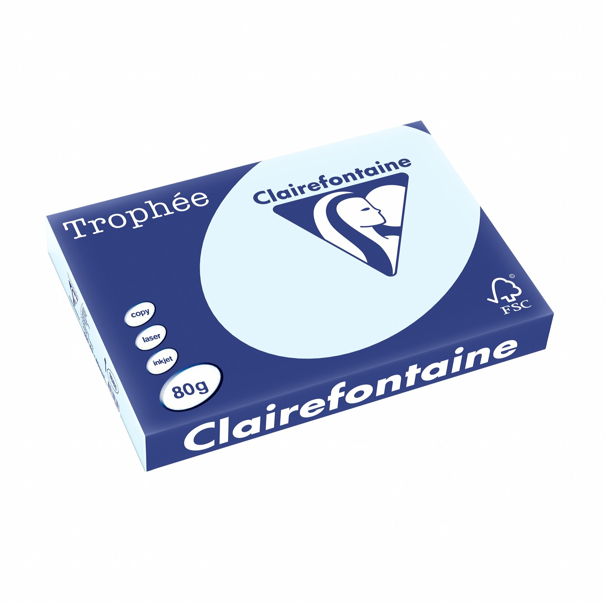 Clairefontaine Trophee 1881C papier DIN A3 jasnoniebieski 80 g/m2 500 arkuszy